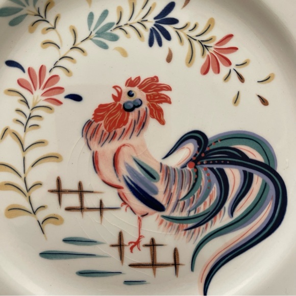Longchamp France, Chanticleer Rooster Plate Howard’s Kaplan French Country Store - Picture 3 of 5